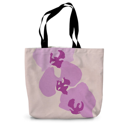 Lilac Orchids Light Canvas Tote Bag