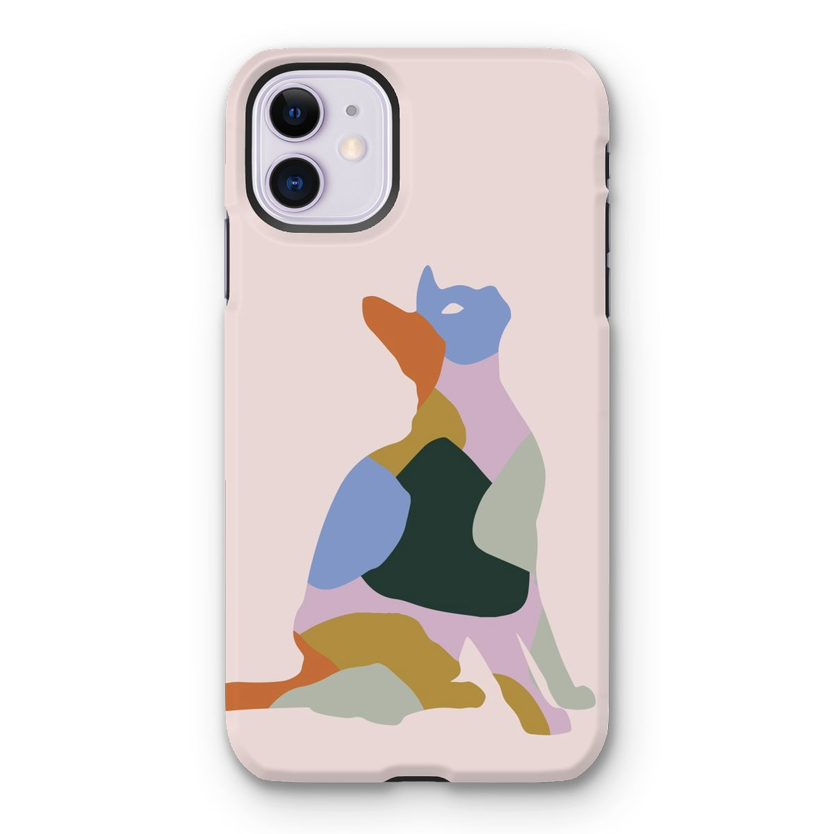 Pastel Calico Cat Tough Phone Case