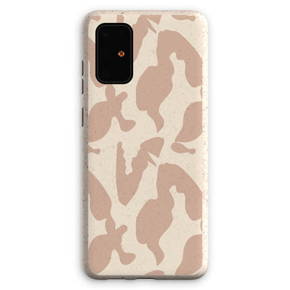 Organic Silhouettes in Rose Eco Phone Case