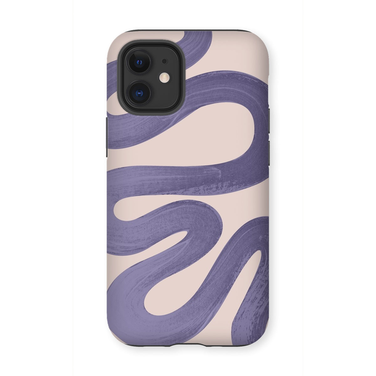 Painted Wave in Lilac Tough Phone Case