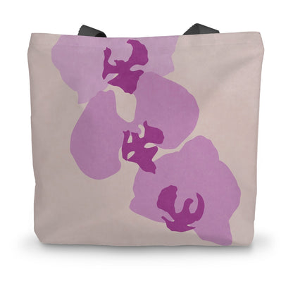 Lilac Orchids Light Canvas Tote Bag