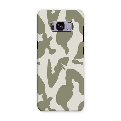 Organic Silhouettes in Sage Tough Phone Case