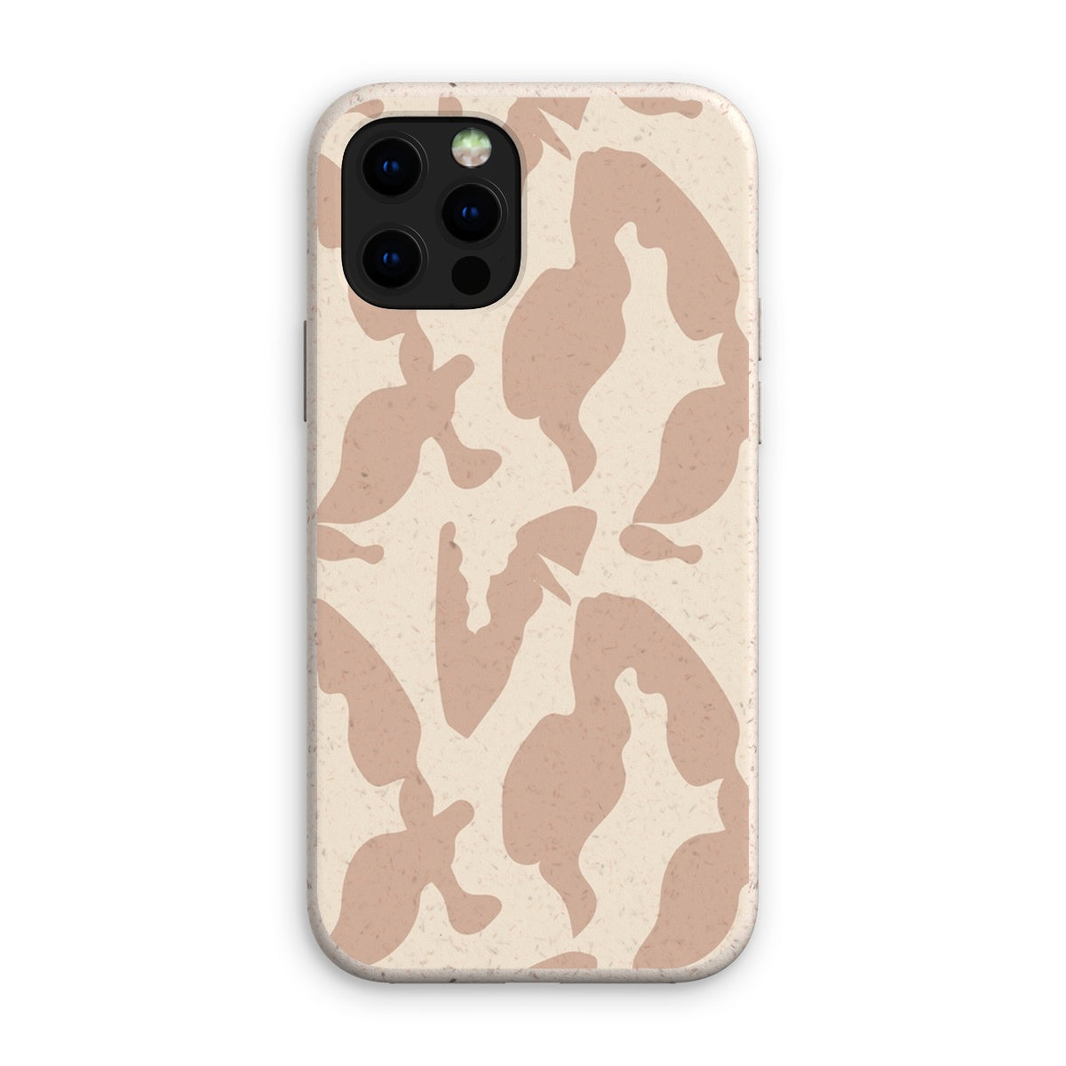 Organic Silhouettes in Rose Eco Phone Case