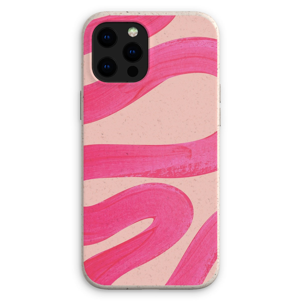 Painted Wave in Fuchsia Pink Eco Phone Case