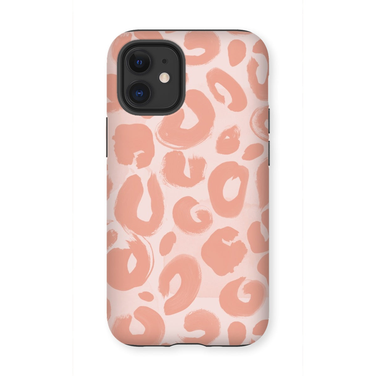 Painted Leopard in Peach Tough Phone Case