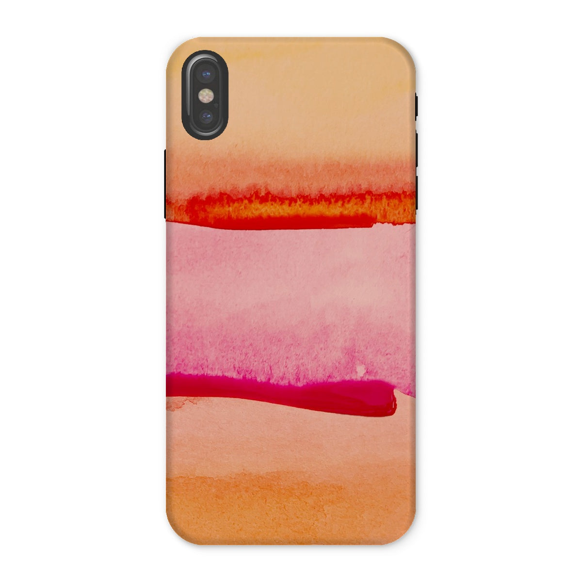 Sunset Watercolour Layers Tough Phone Case