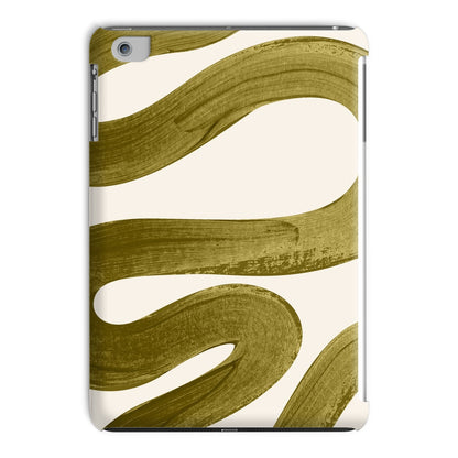 Painted Wave in Khaki Green Tablet Cases